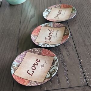Decorative Inspirational Plates Set